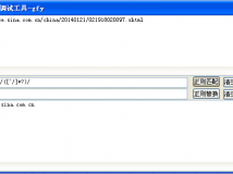 正则匹配调试工具-gfy(简易方便)2014