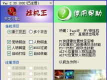 网游天龙八部2简单挂机辅助工具
